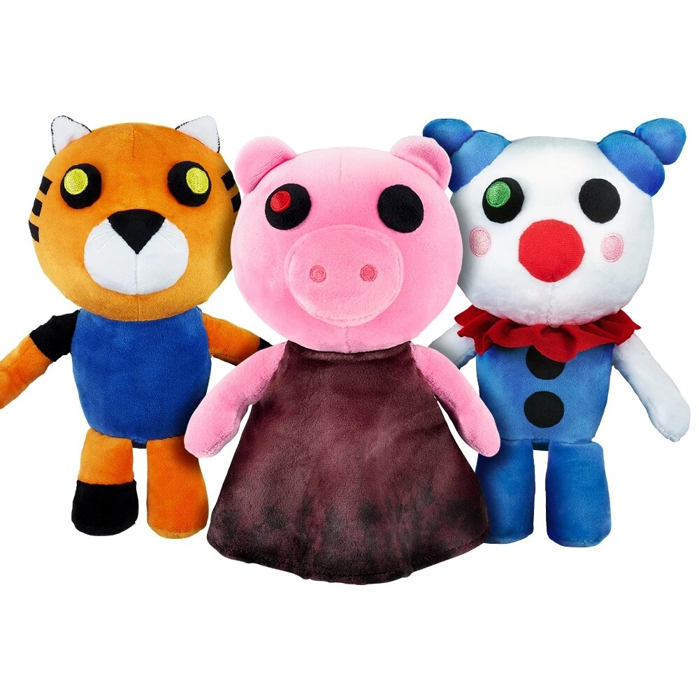 25cm 10inches Game Robloxing Piggy Plush Dolls Peluche Soft Gurty Pig Clown Tiger Stuffed Toys Clowny - Piggy Plush