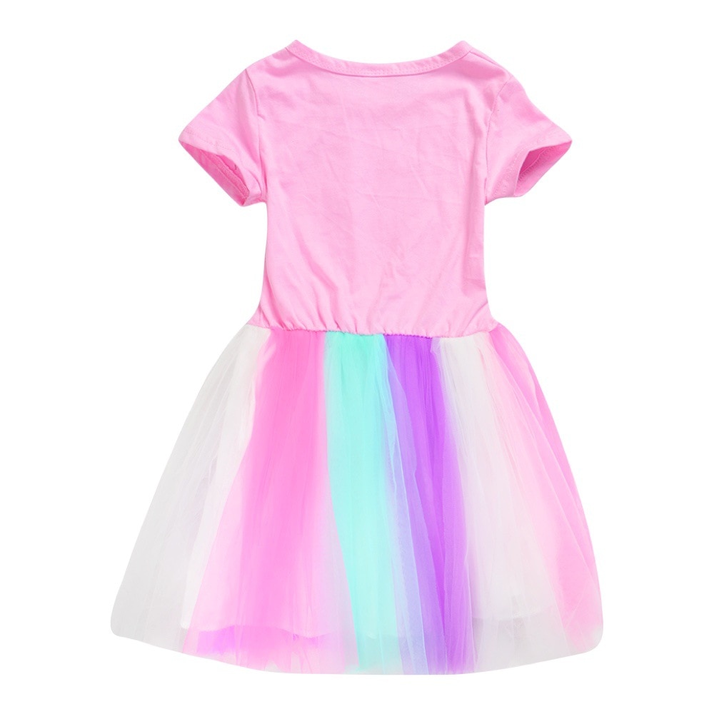 Robloxing Piggy Kids Princess Dresses for Girls Summer Short Sleeve One piece Dress Cotton Print Lace 5 - Piggy Plush